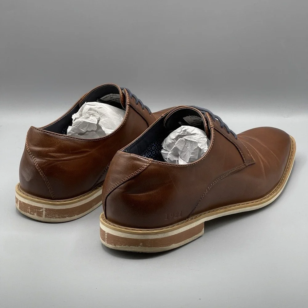 Men's Dress Shoes Size 11 Brown‎ Comfort Freeman Vance City Smart